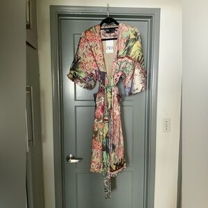 Zara Italian Fabric Kimono Robe